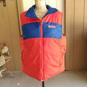 Columbia Florida Gators Reversible Puffer Vest Size Large
